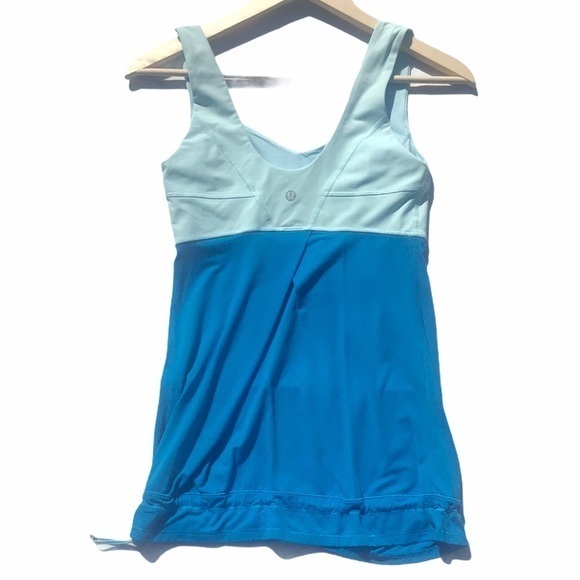 Lululemon Run: Tame Me Tank Beach Blanket Blue - Picture 9 of 12